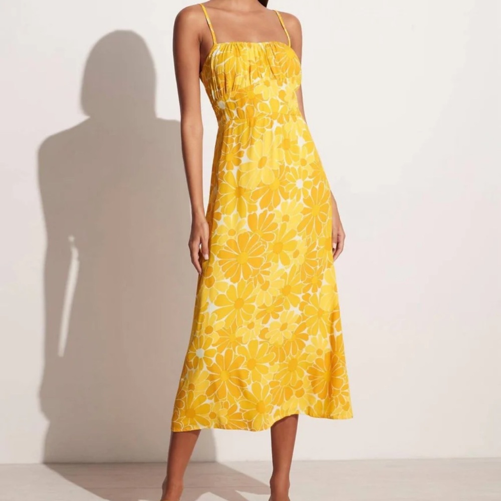 Faithfull the Brand Carioca Midi Dress NWT